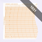 DIAGRAMMES<br>POUR THERMOMÈTRE ENREGISTREUR