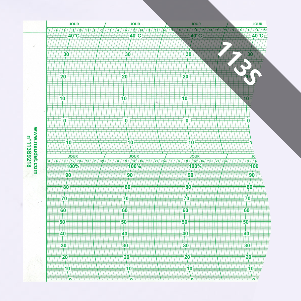 DIAGRAMMES<br>POUR THERMOMÈTRE & HYGROGROMÈTRE ENREGISTREUR