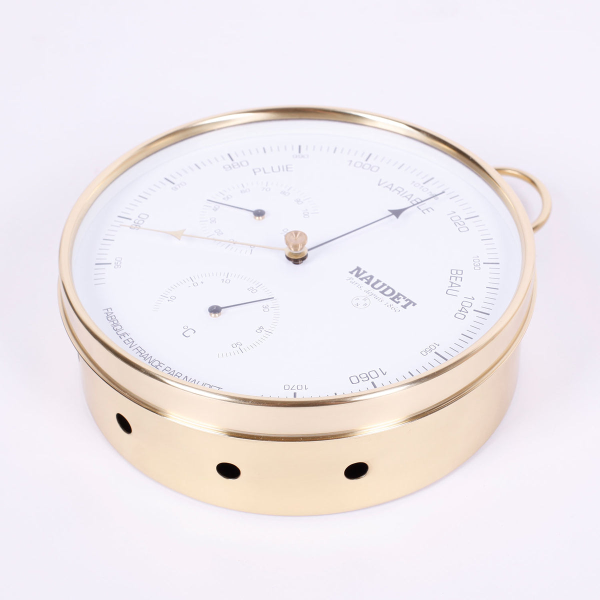 BAROMÈTRE TRIPLE FONCTION<br>À BÉLIÈRE Ø17CM