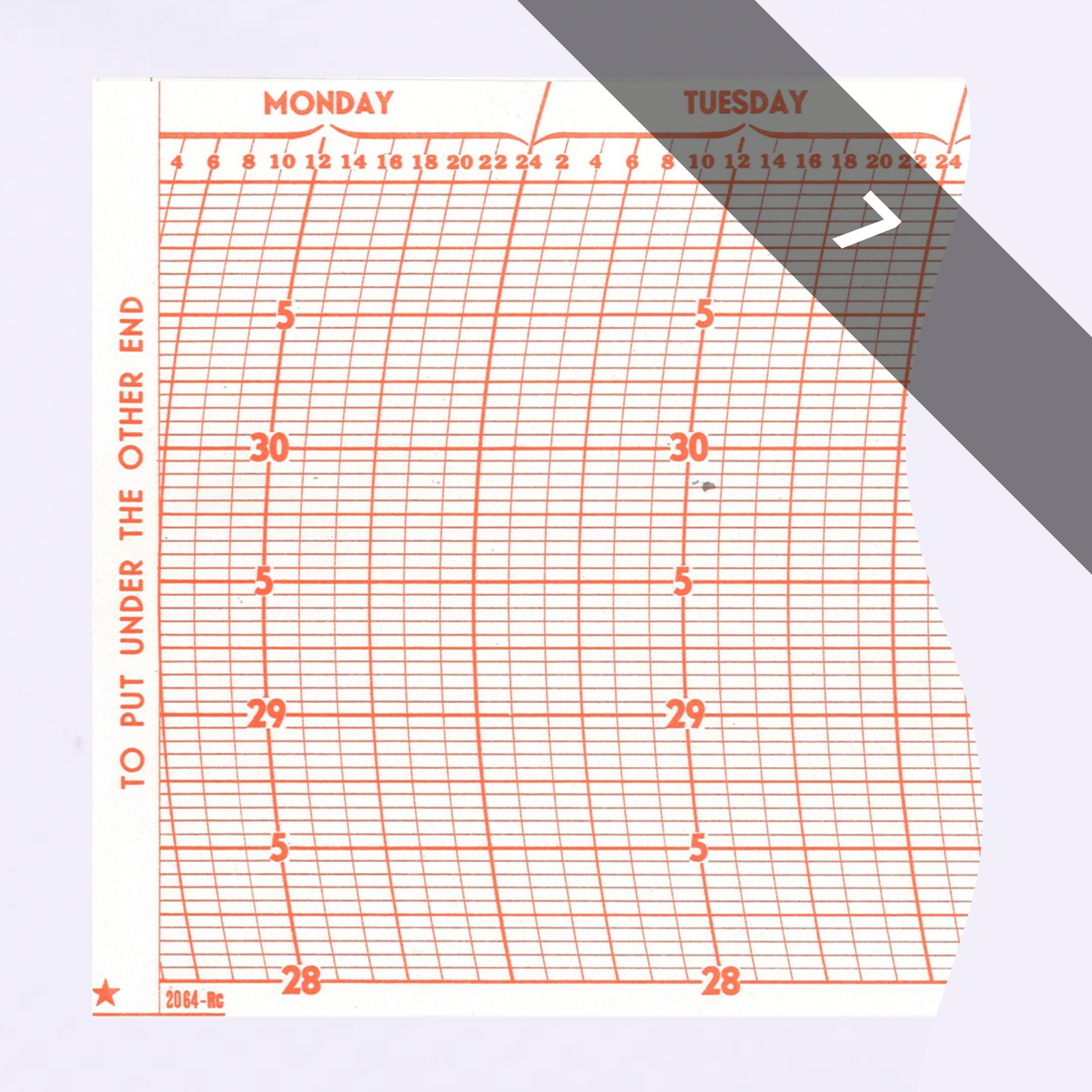 DIAGRAMMES HEBDOMADAIRES<br>POUR BAROMÈTRE ENREGISTREUR