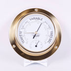 BAROMETER &amp; THERMOMETER<br>MIT RAND Ø13CM