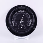BAROMETER &amp; THERMOMETER<br>MIT RAND Ø13CM