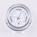 BAROMETER &amp; THERMOMETER<br>MIT RAND Ø13CM