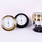 BAROMETER &amp; THERMOMETER<br>MIT RAND Ø13CM