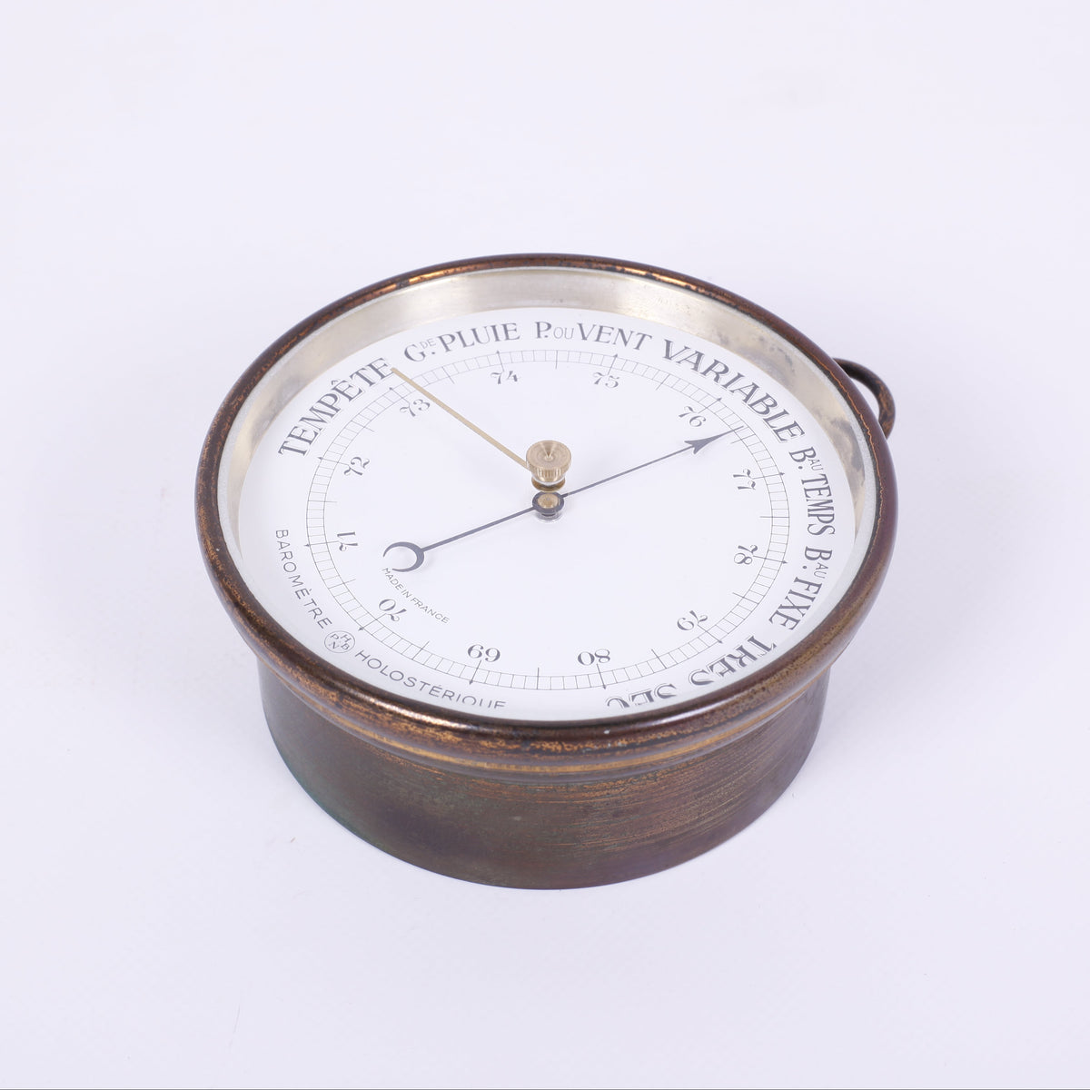 BAROMÈTRE HOLOSTÉRIQUE PHBN<br>Ø12 CM – RECONDITIONNÉ