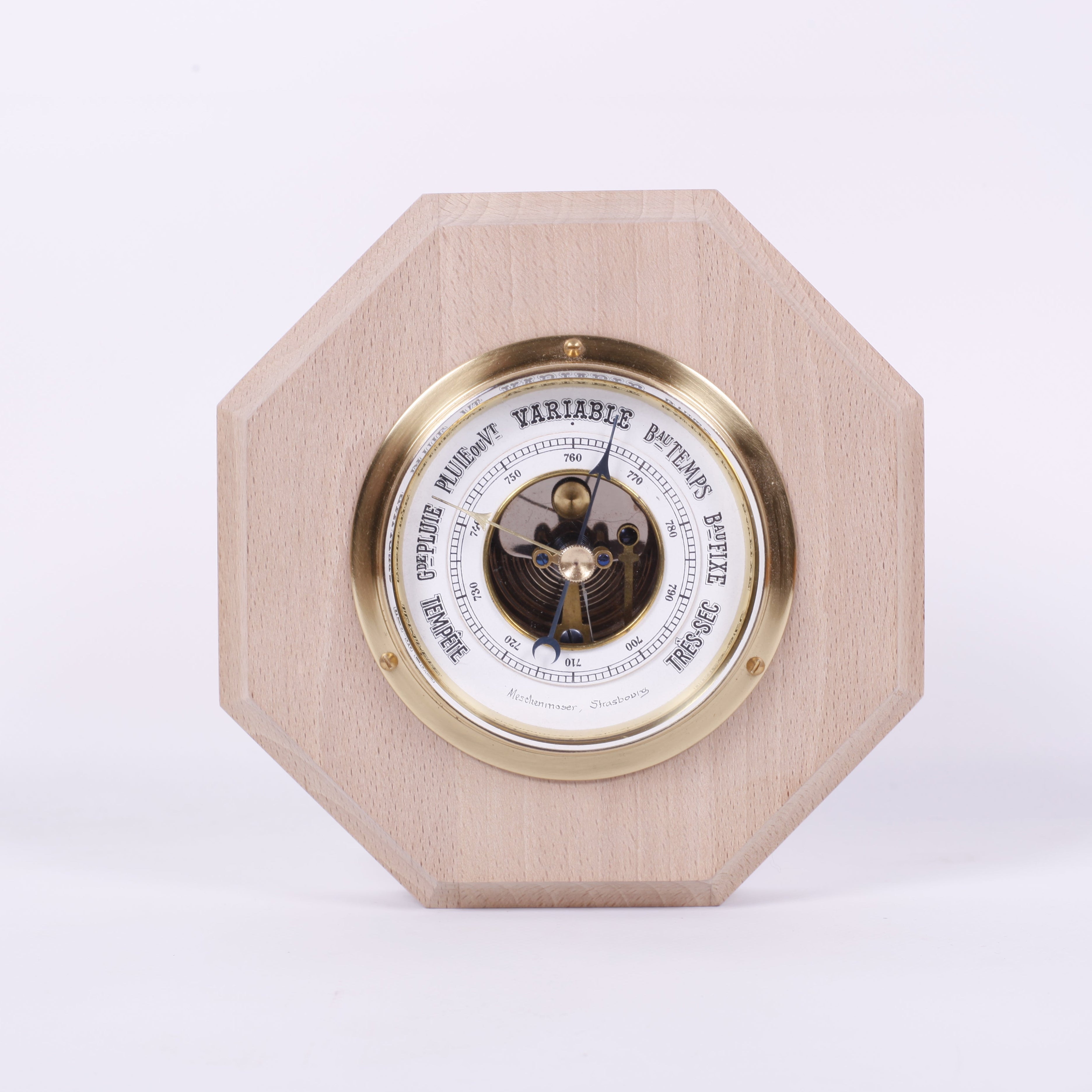 BAROMÈTRE À CŒUR OUVERT<br>15,5 CM – RECONDITIONNÉ