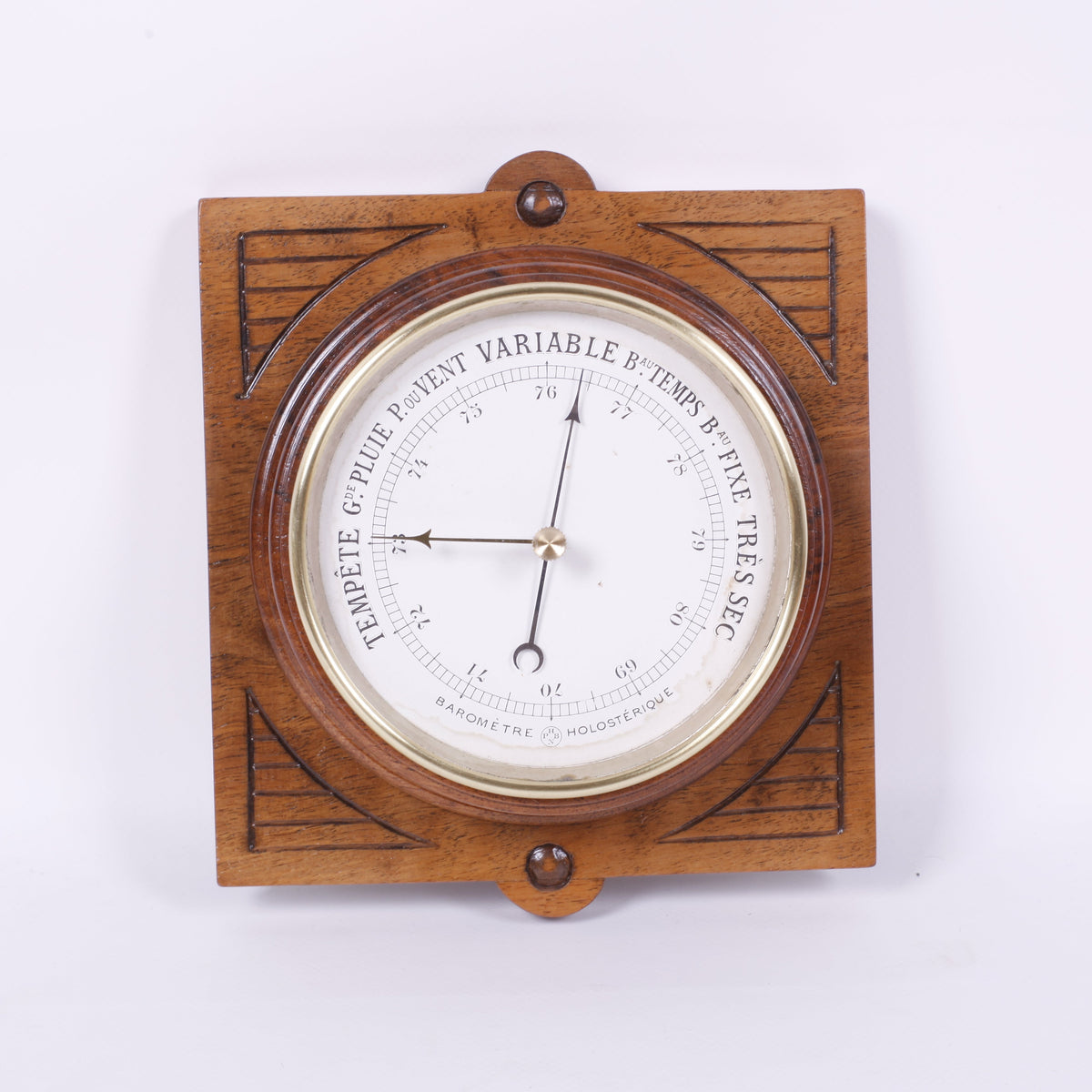 BAROMÈTRE HOLOSTÉRIQUE PHBN<br>17CM - RESTAURÉ