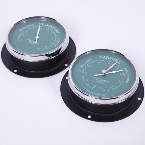 BAROMETER &amp; HYGROMETER<br>Ø11CM – NEU AUS LAGERBESTAND